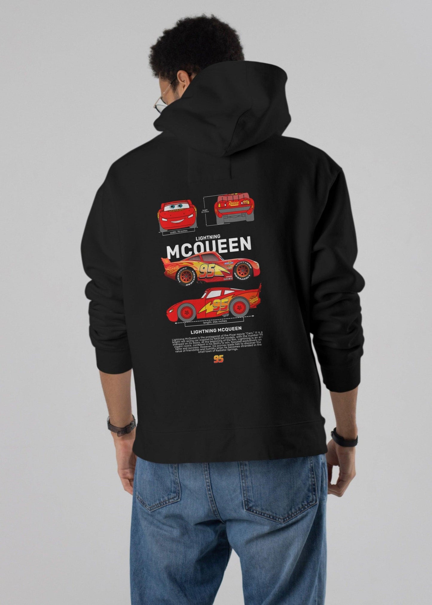 Vroom in Style – Lightning McQueen Unisex Hoodie - Fifth Rebel