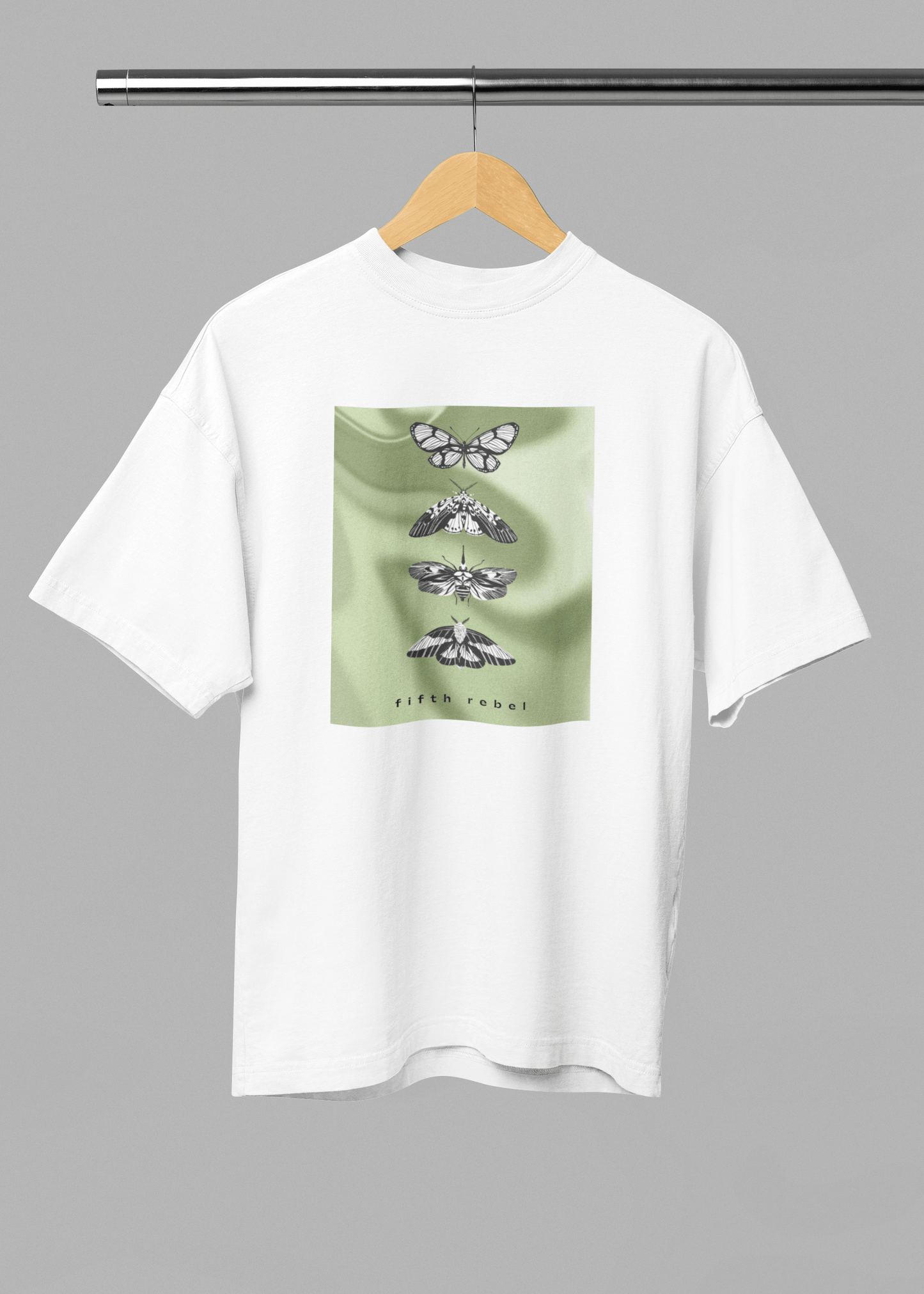 Wings of Color – Butterfly Unisex Oversized Tee - Fifth Rebel