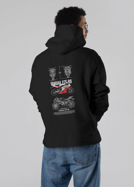 Legendary Speed – YAMAHA YZF R6 Unisex Hoodie - Fifth Rebel