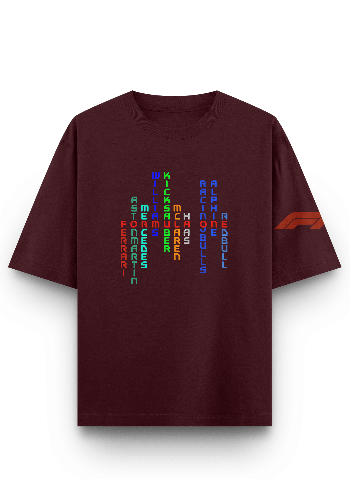 F1 Teams Unisex Oversized Tee - Fifth Rebel