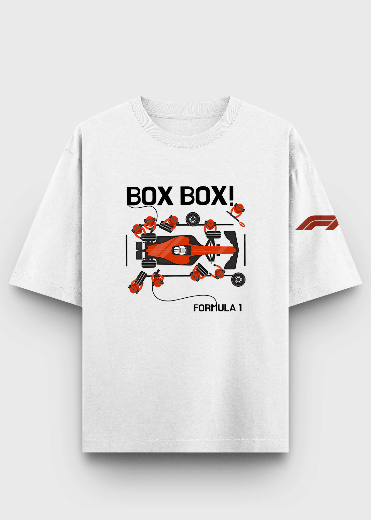 PIT STOP(Ferrari) Unisex Oversized Tee - Fifth Rebel