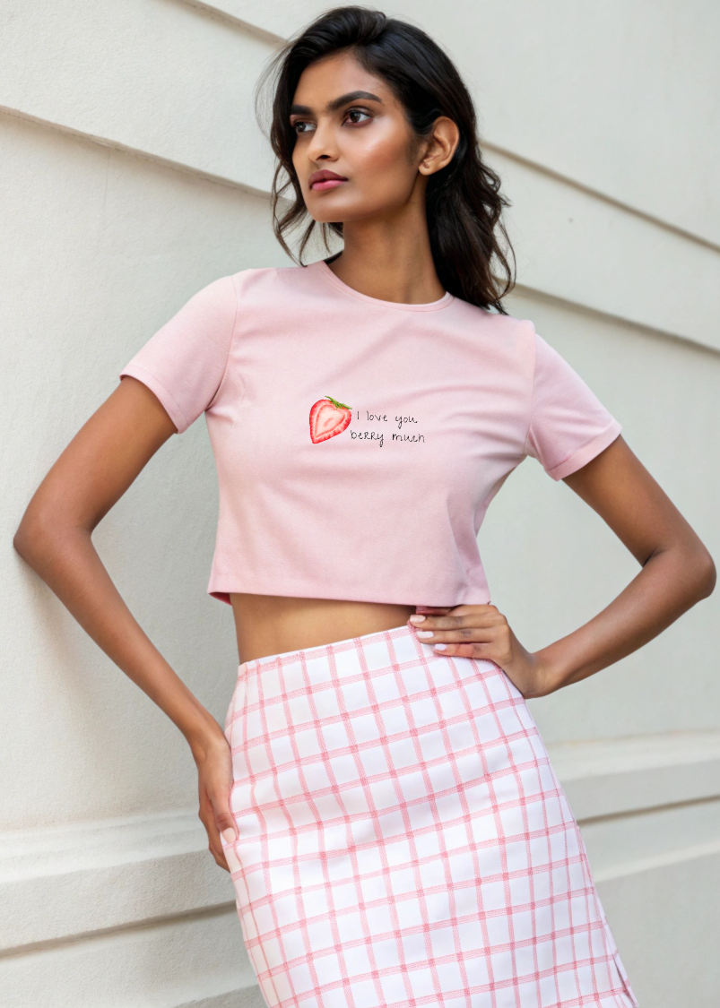 Berry Sweet Crop Top