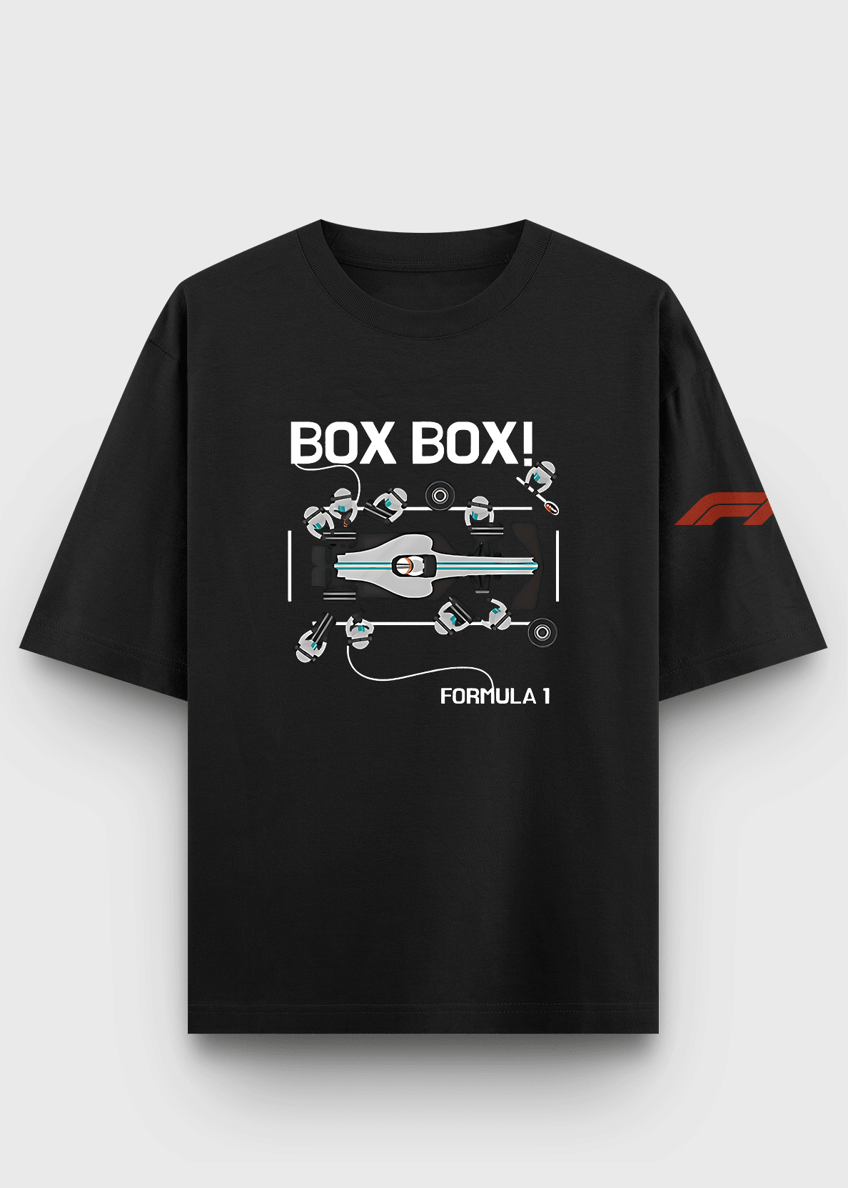 PIT STOP(Mercedes) Unisex Oversized Tee - Fifth Rebel