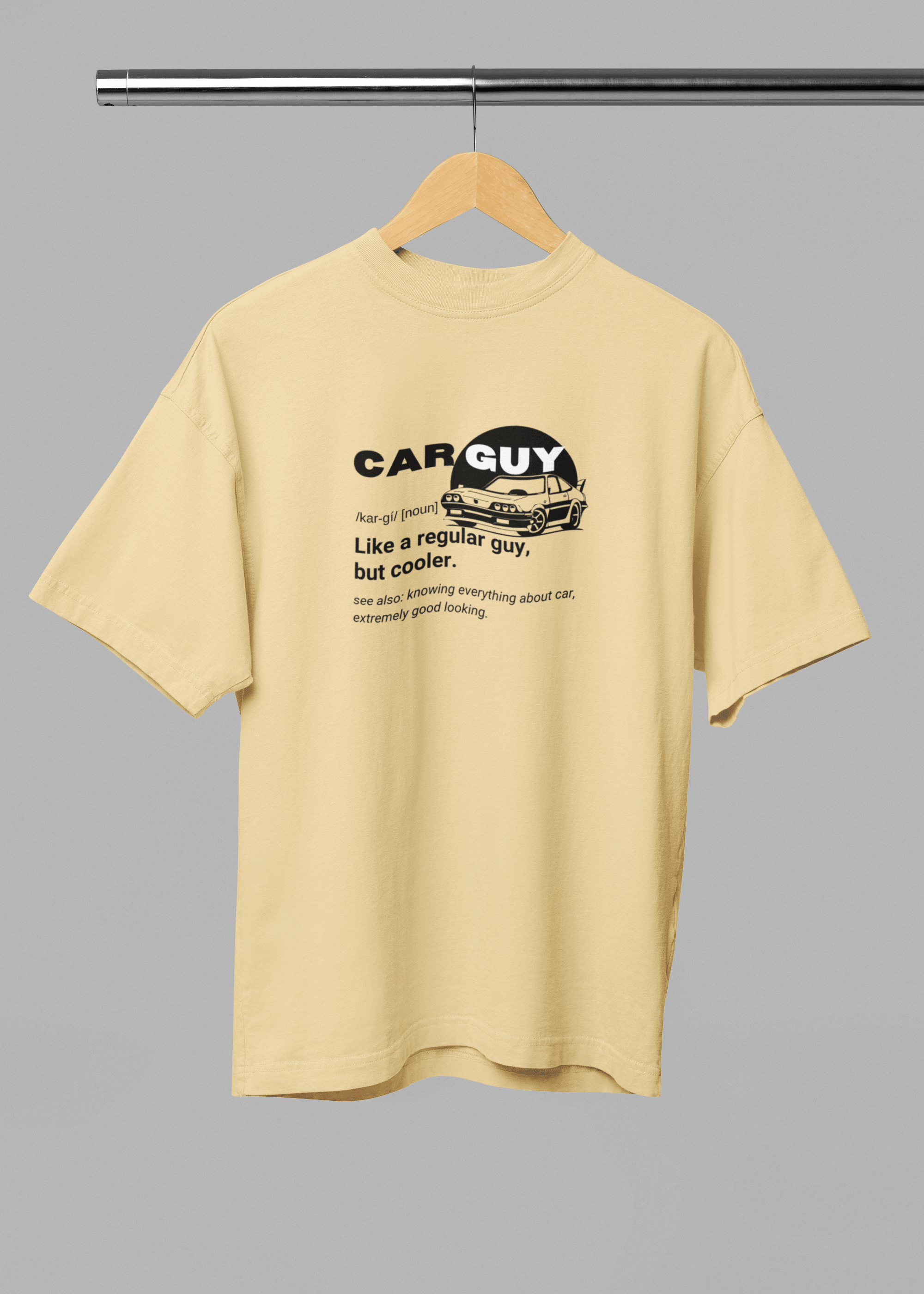 Car Guy Unisex Oversized Tshirt - Fifth Rebel