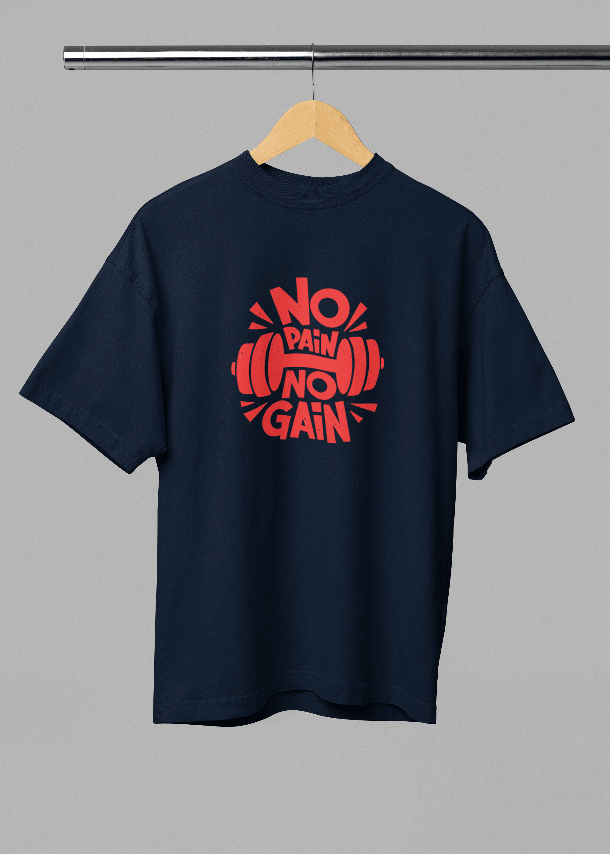 Pain Gain Oversized Tshirt - Fifth Rebel