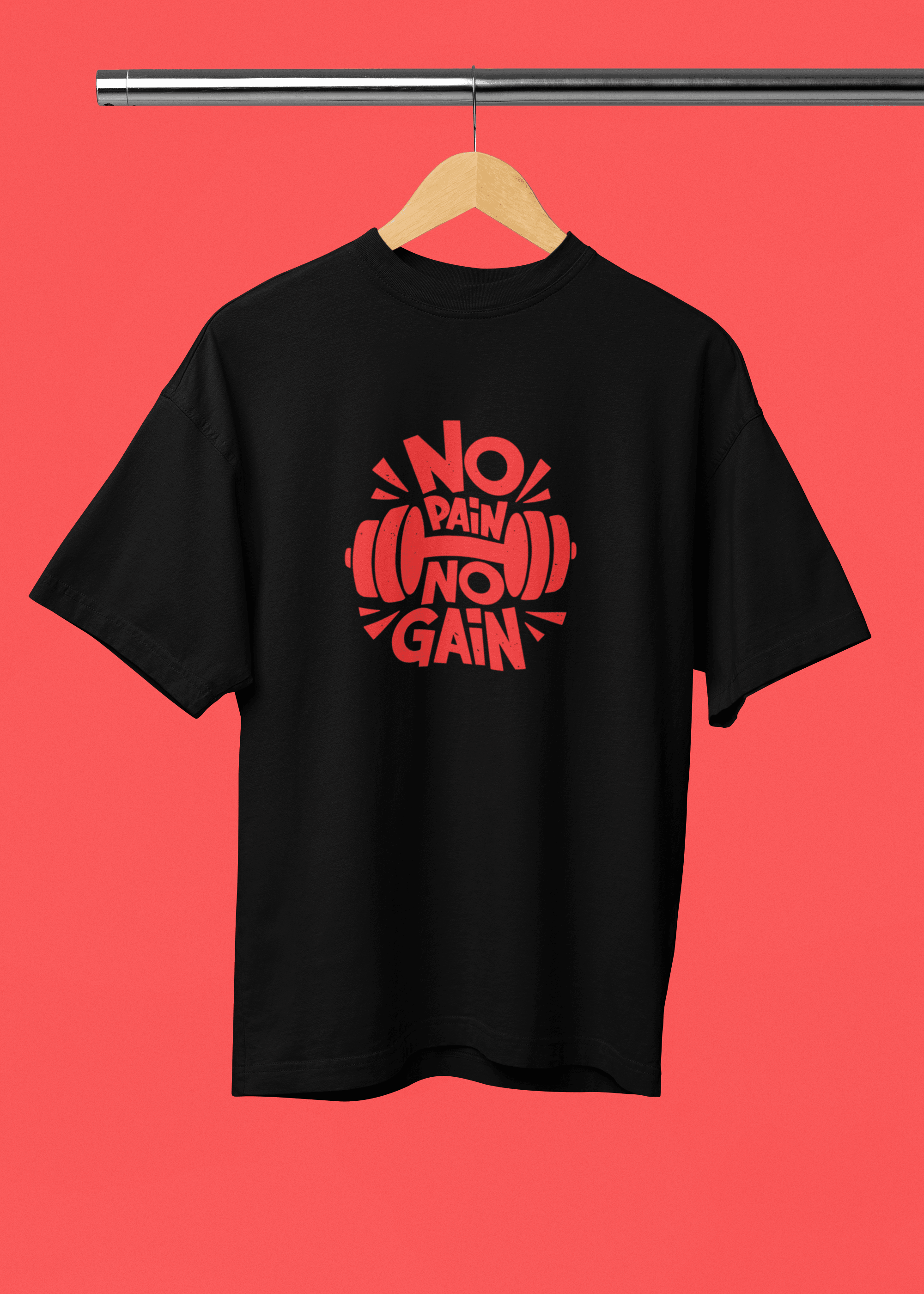 Pain Gain Oversized Tshirt - Fifth Rebel