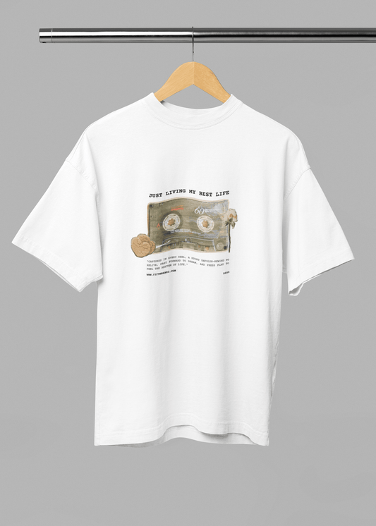 Casette Unisex Oversized Tshirt - Fifth Rebel