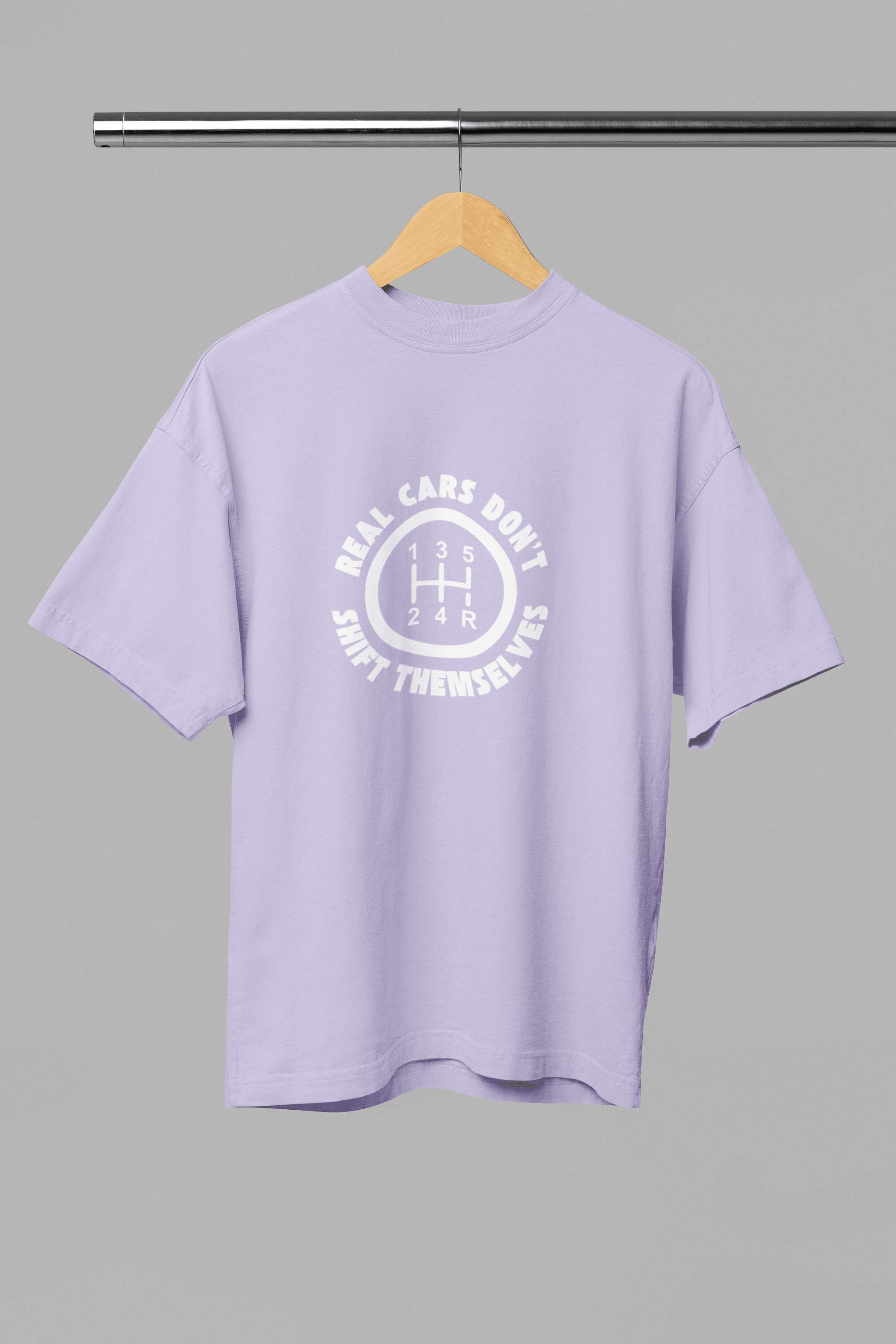 Real Car Lover Puff Print Unisex Oversized Tshirt - Fifth Rebel