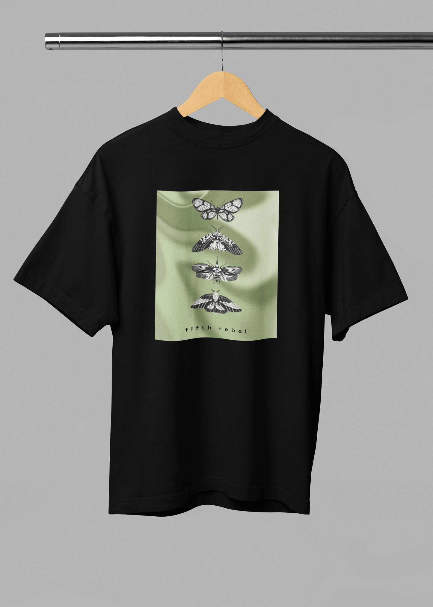 Wings of Color – Butterfly Unisex Oversized Tee - Fifth Rebel