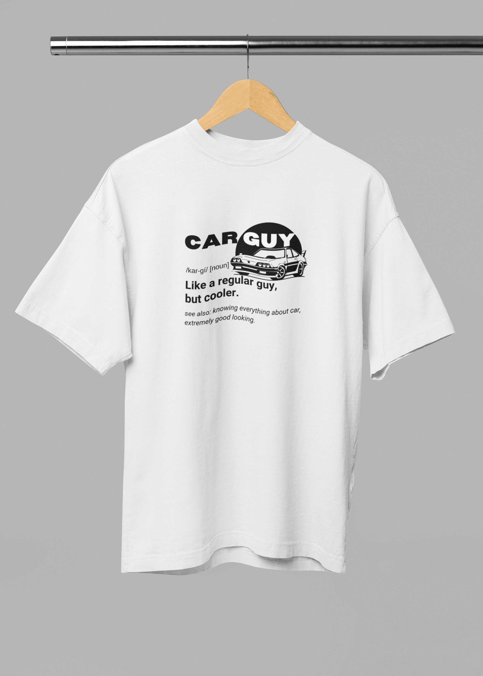 Car Guy Unisex Oversized Tshirt - Fifth Rebel