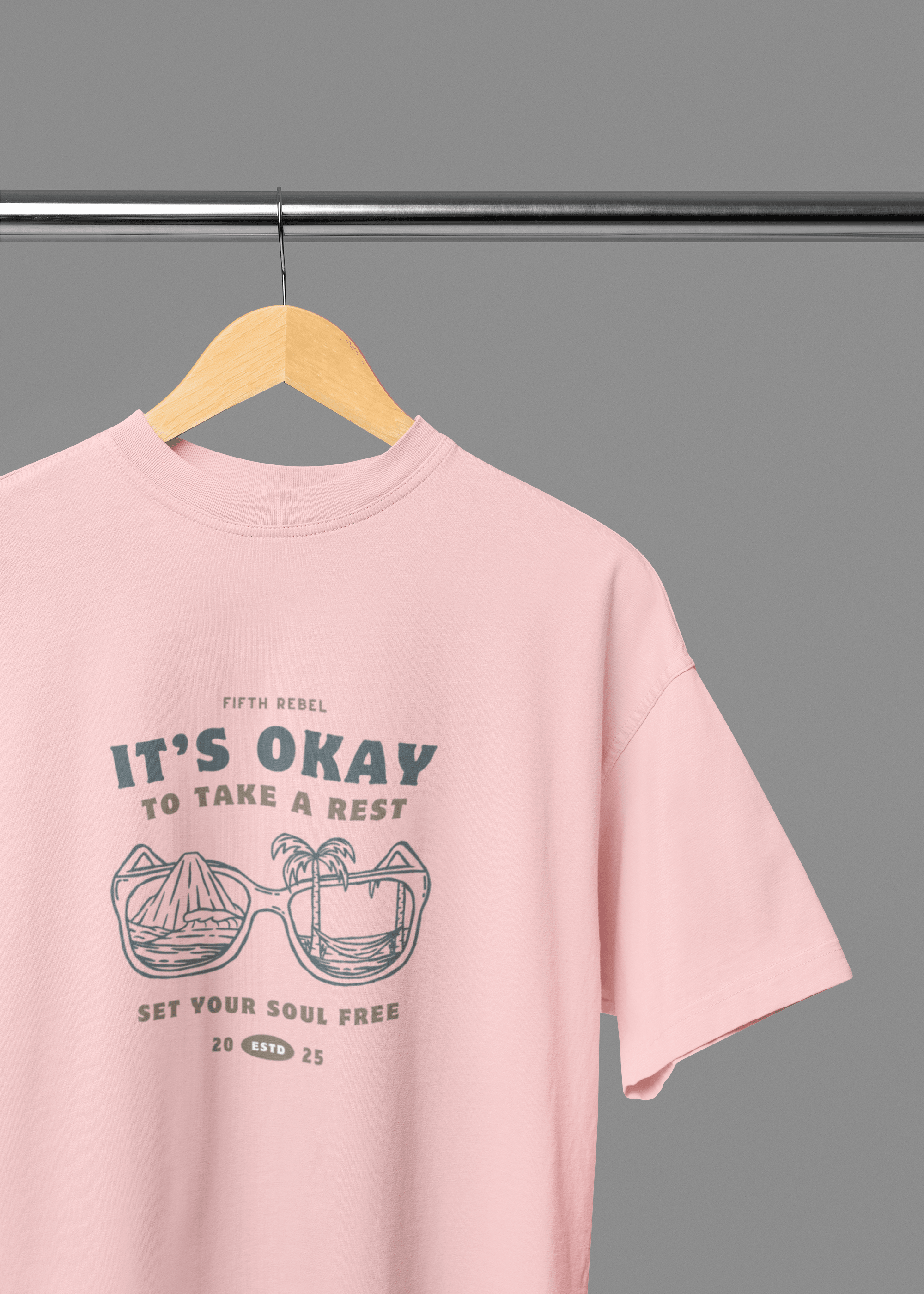 See the World – Take a Rest Unisex Oversized Tee - Fifth Rebel