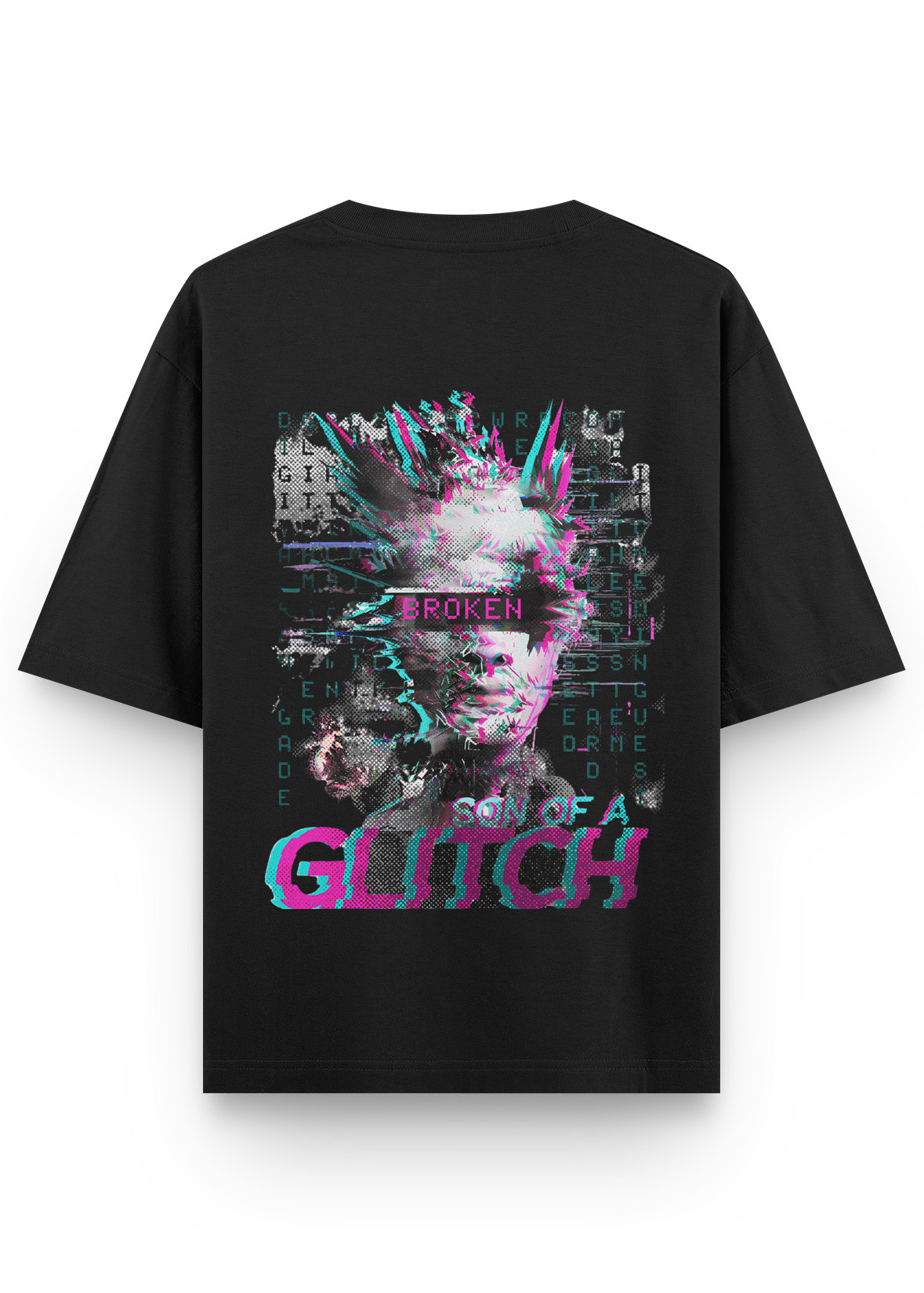 Glitch Unisex Oversized Tee